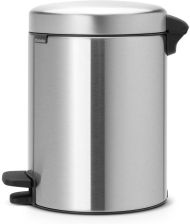 Kosz na śmieci pedałowy Newicon 5l mat stal 112102