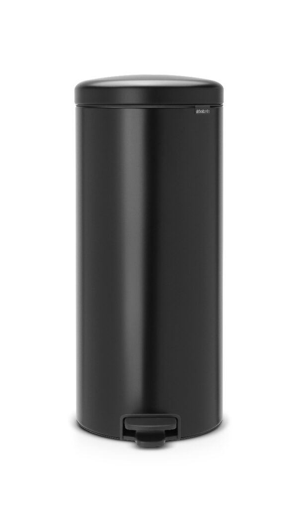 Kosz pedałowy 30l Newicon czarny mat 114540