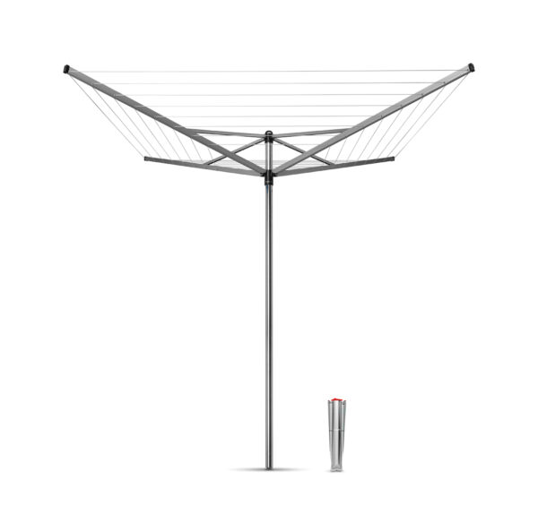 Suszarka ogrodowa Topspinner 0m szara do betonu 310768