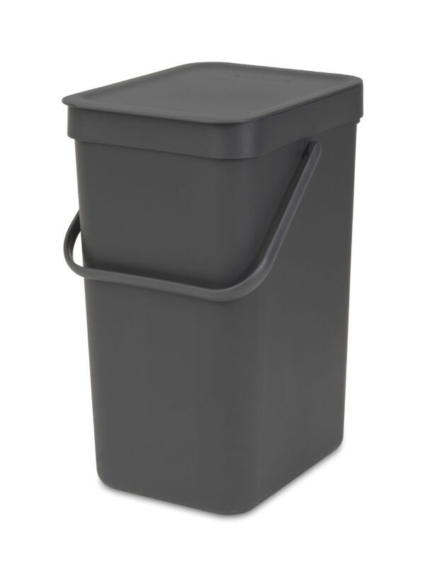 Kosz Sort&Go 12l szary 109805