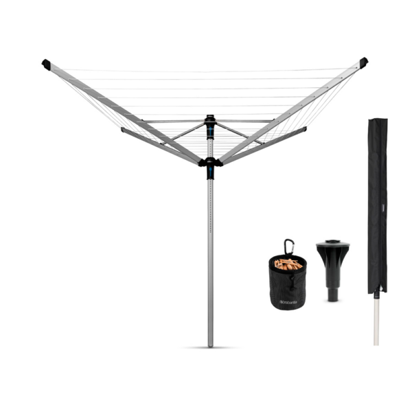 Suszarka ogrodowa Lift O Matic Advance 60m szara do betonu + pokrowiec 100260