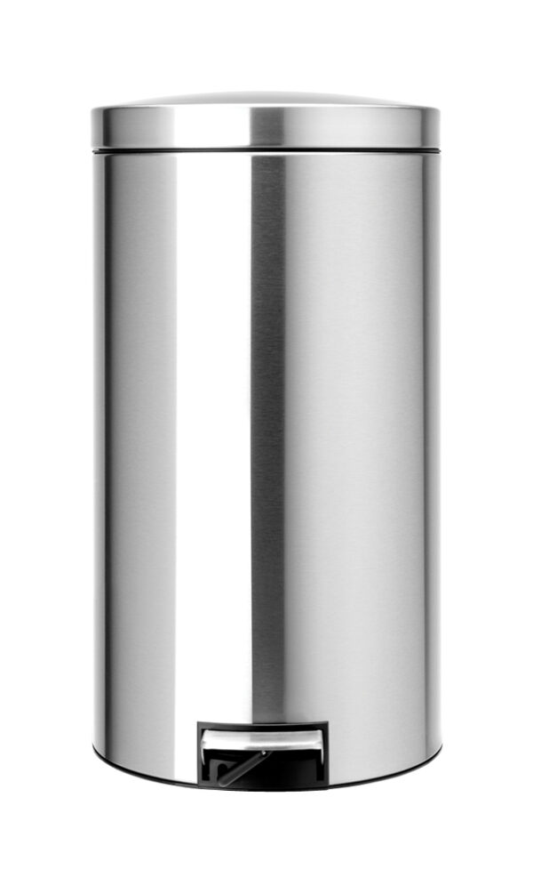 Kosz pedałowy 2x20l stal matowa 424229 Twin