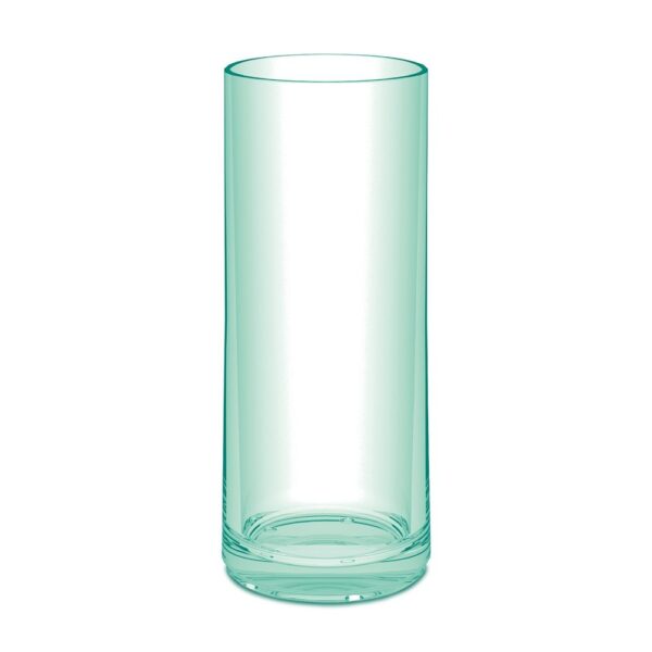 Szklanka wysoka Cheers M transparentna zielona 3407653