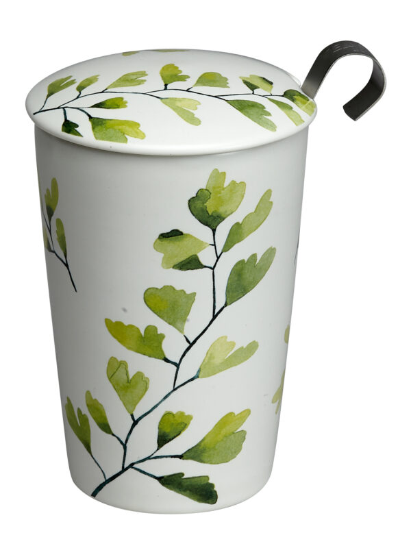 Kubek z zaparzaczem TeaEve 350ml Trees Gingko 80045-G