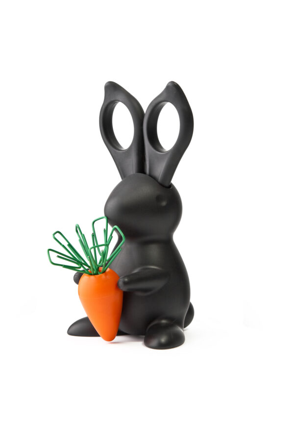 Przybornik biurowy królik Bunny czarny 10115-BK