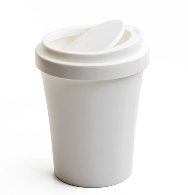Kosz na śmieci Mini Coffee 3700ml biały 10200-WH