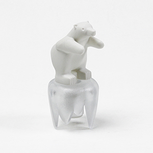 Korek do wina Bottom Up Bear biały 10253-WH