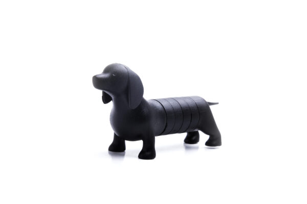 Magnes Dachshund pies czarny 10174-BK