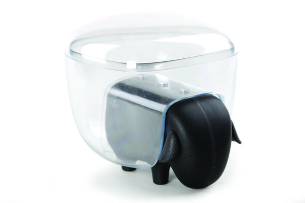 Pojemnik na waciki Sheepshape czarny 10227-BK-CL