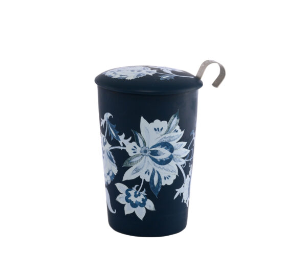 Kubek z zaparzaczem TeaEve 350ml Luna niebieski 80049-B