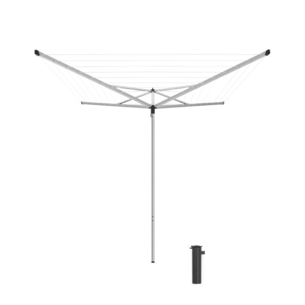 Suszarka ogrodowa Essential 40m metaliczny szara do betonu 146343
