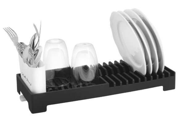 Ociekacz na naczynia Livio Duo czarny 8432