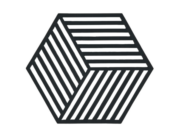 Podkładka pod naczynia Hexagon czarna 330135