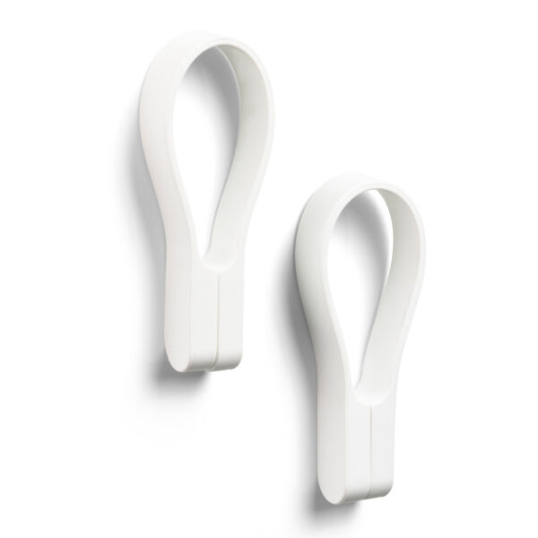 Haczyki ścienne magnetyczne 2 sztuki White 27925