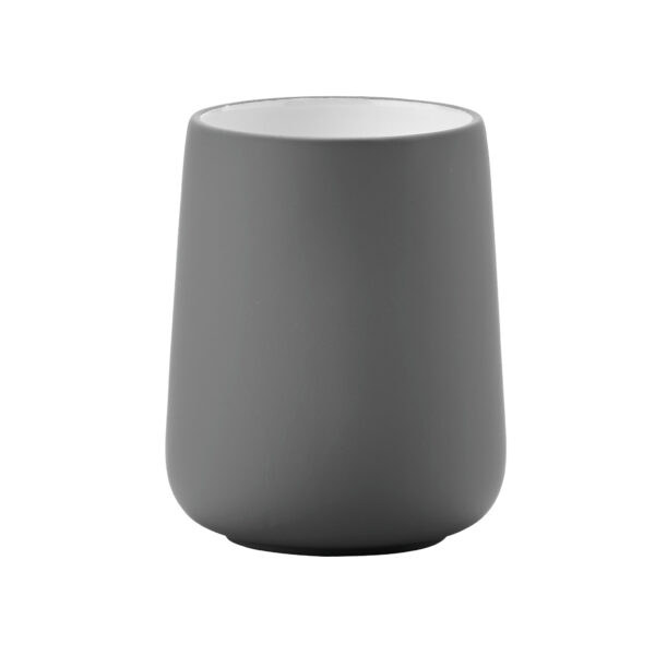 Kubek na szczoteczki do zębów Nova Grey/White 330106