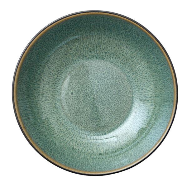 Talerz na makaron 20 cm Black/Green 11194