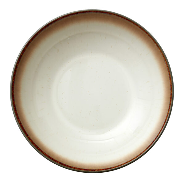 Talerz na makaron 20 cm Grey/Cream 11199