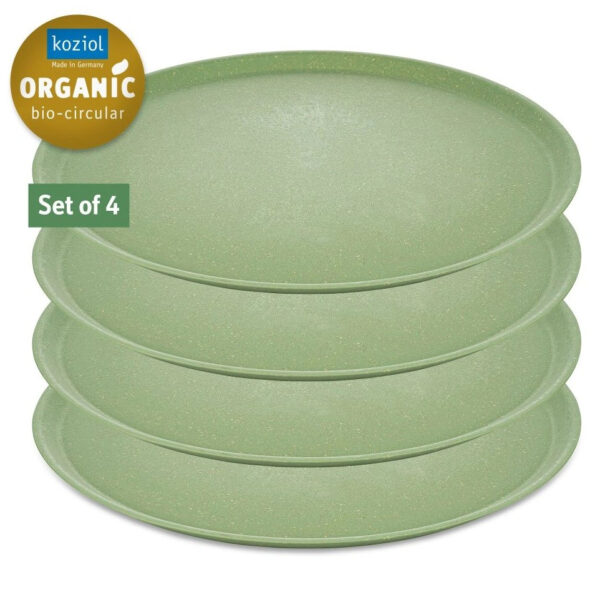Talerz 4 szt. Connect 25,5 cm Leaf Green 7101703