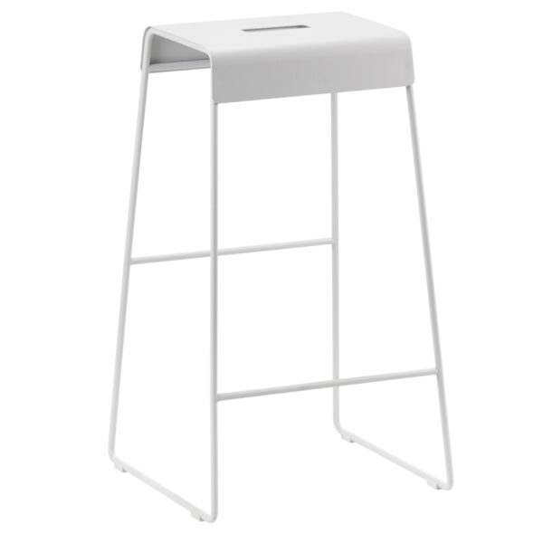Hoker stalowy 65 cm A-stool Soft grey 24498