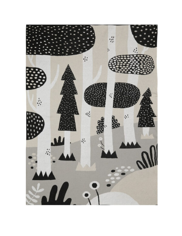 Narzuta 100 x 150 cm Magic forest black 724419