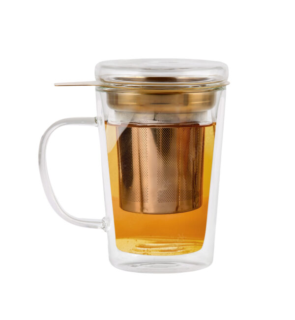 Szklanka z podwójną ścianką z zaparzaczem Amo 300 ml 29378