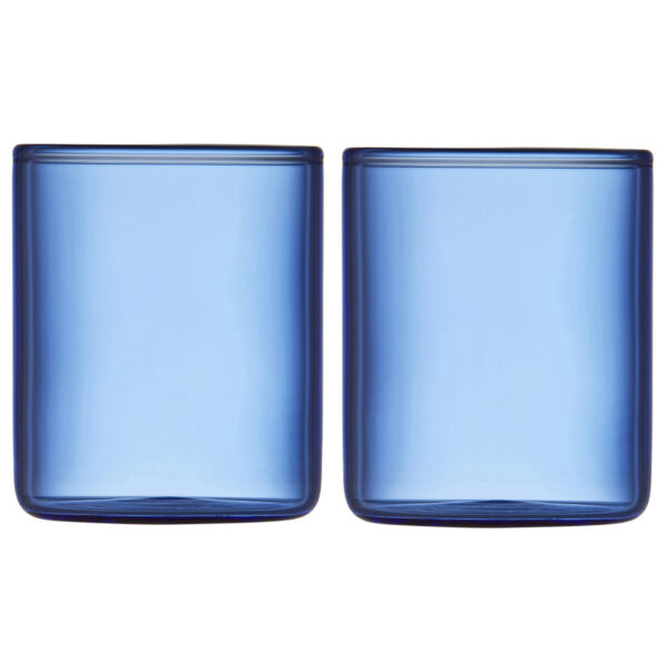 Kieliszki do wódki Torino 55 ml 2 sztuki niebieskie 30200