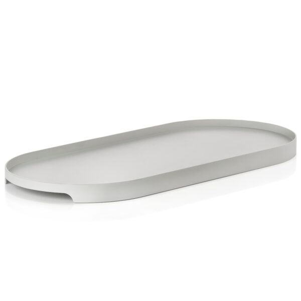 Taca do serwowania owalna 16 cm x 35 cm Singles Soft Grey 12958
