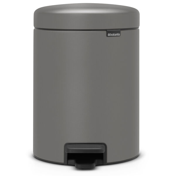 Kosz pedałowy NewIcon 5 l Mineral Concrete Grey 126284
