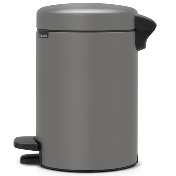 Kosz pedałowy NewIcon 3 l Mineral Concrete Grey 126260