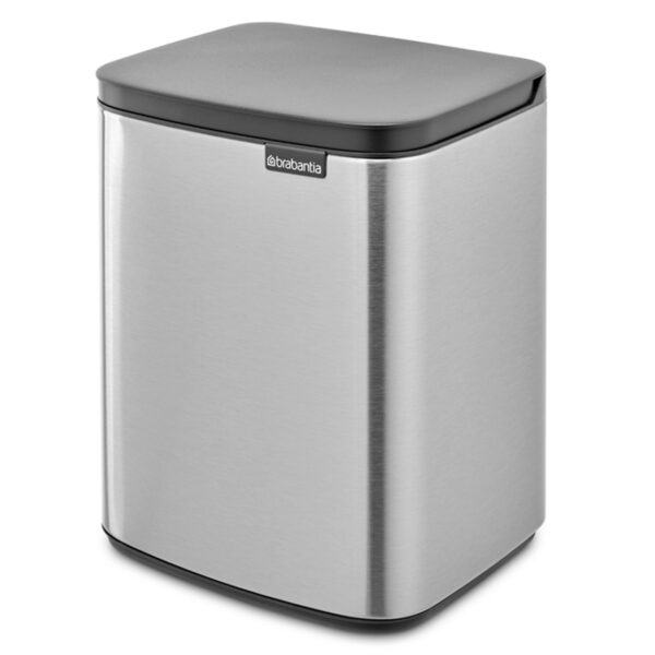Kosz Bo 7 l Matt Steel niepalcujący 222962