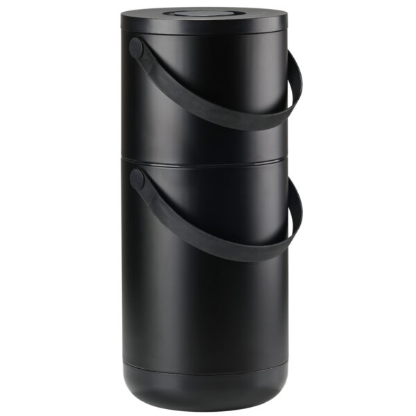 Kosz na śmieci Circular 22 l + 12 l Black 26521