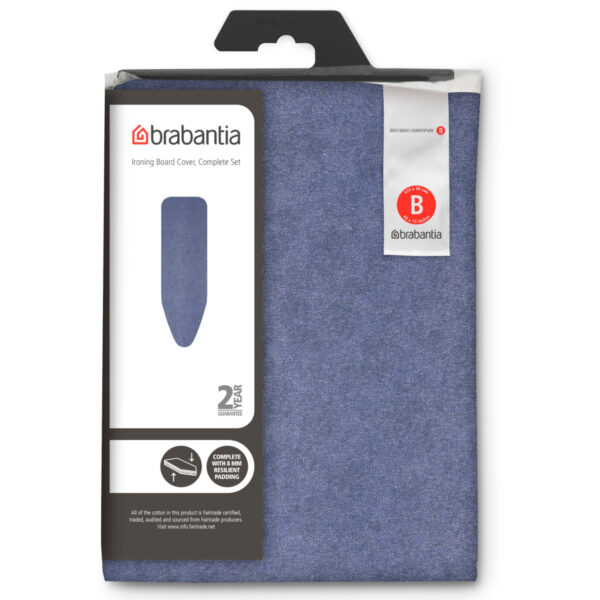 Pokrowiec na deskę B 124x38 cm pianka 8 mm Denim Blue 130700
