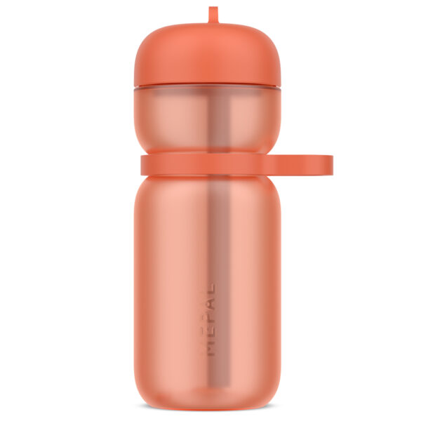 Bidon sportowy ze słomką Flip Active 600 ml Peach Orange 103003073900