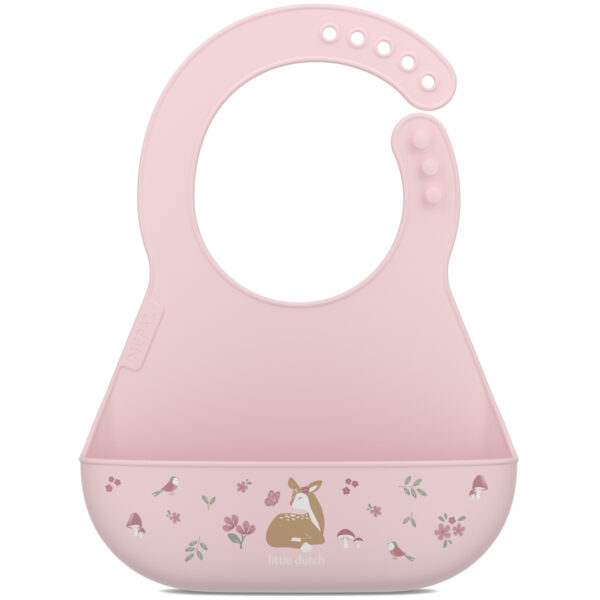 Śliniak silikonowy z kieszonką Mio Fairy Garden 108034565406