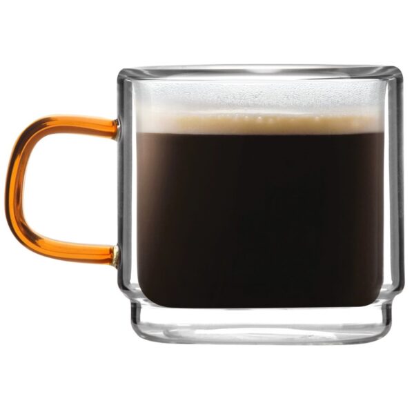 Komplet 2 szklanek z podwójną ścianką do espresso Amber 80 ml 8579