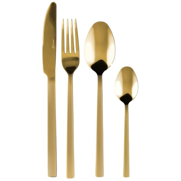 Komplet sztućców Piano gold 24 sztuki w pudełku 29330